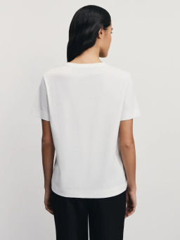 Футболка из хлопка с принтом / Zarina  фото 5