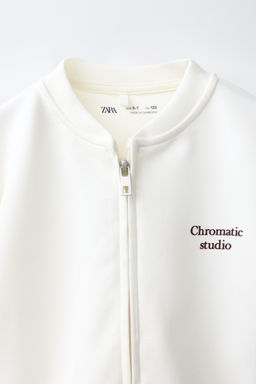 CHAQUETA BOMBER SPORTY / Blanco - Zara фото 5