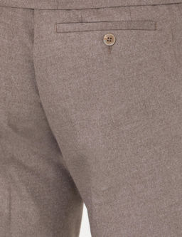 A__k Kahverengi Slim Fit Tak_m Elbise