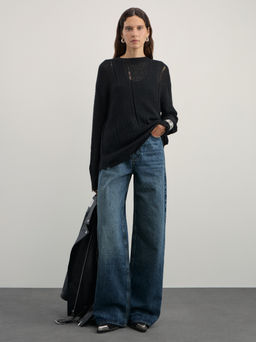 Джемпер с рваными деталями / Zarina  фото 2