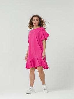 Платье с волнами ПЛОТНЫЙ ХЛОПОК - Knitka wear фото 3