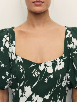 Платье миди с цветочным принтом / Zarina  фото 6