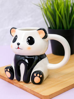 Кружка керамическая Modest panda, white