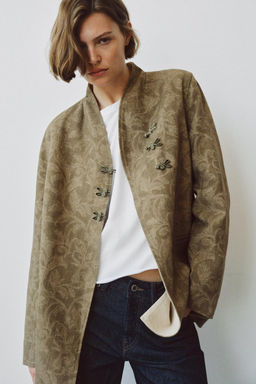 JACQUARD FIREMAN CLASP BLAZER ZW COLLECTION - Zara фото 3
