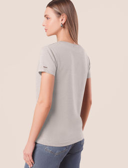 D49.109 Футболка женская кофейный меланж