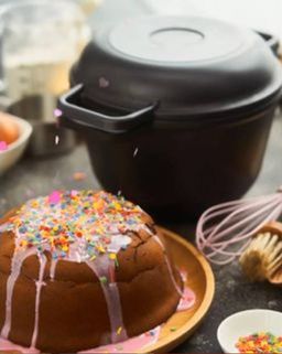 Казан с крышкой-сковородой, литой, 3л - Нева металл посуда фото 2