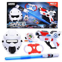 Набор оружия 836-12 "Планетный патруль" (свет, звук) на батарейках, в коробке