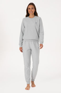 Kad_n Gri Melanj Pijama Tak_m_ - U.s. polo assn фото 4