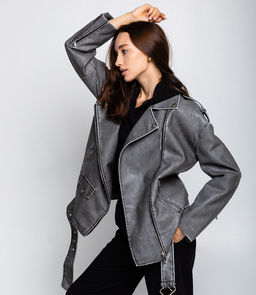 Куртка #КТ2375, серый - Dommod фото 2