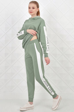 Арт. 2355 Костюм с брюками женский 44-52 (5 шт) Цвет:верх- лила, белый, низ- лила, белый - Калинка фото 3