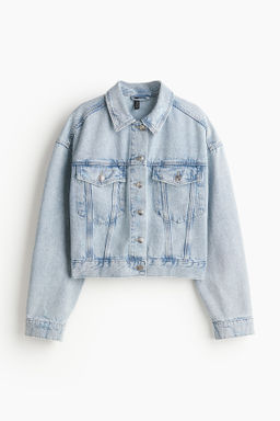 Cazadora denim corta