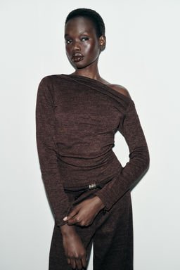 ASYMMETRIC PIQU_ TOP - Zara фото 11