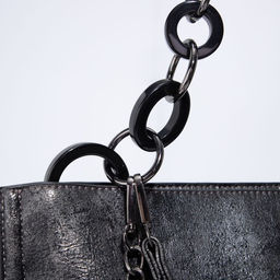 Сумка-тоут на молнии, наружный карман, длинный ремень, цвет серый - Simaland фото 6