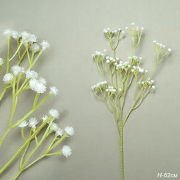 Цветок искусственный БЕЛЫЙ 63 см / ZHQ-8 /уп 5/200/