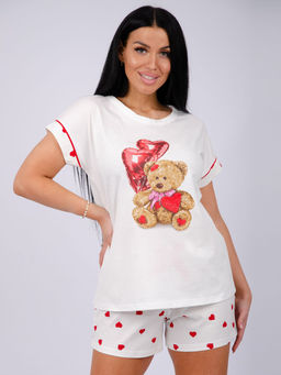 Пижама "Валентинка", трикотаж