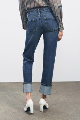 ZW COLLECTION SLIM MID-WAIST JEANS - Zara фото 25