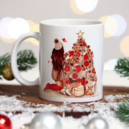 Кружка новогодняя керамическая «365 новых дней», 320 мл