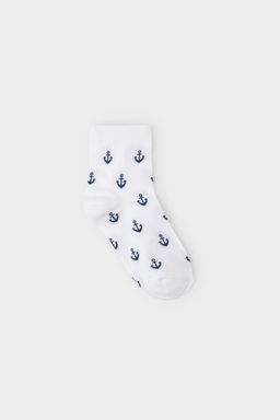 CROCKID СТОК! Носки. Цвет: темно-синий, белый  фото 3