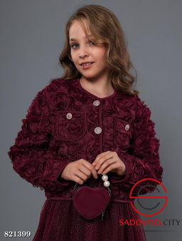 Праздничный комплект для девочки (пиджак + платье)