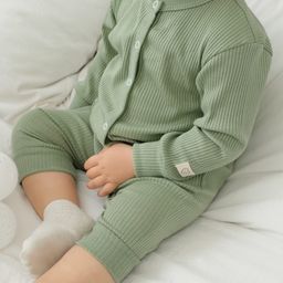 Комбинезон Крошка Я, BASIC LINE, рост 86-92 см, цвет зелёный  фото 3