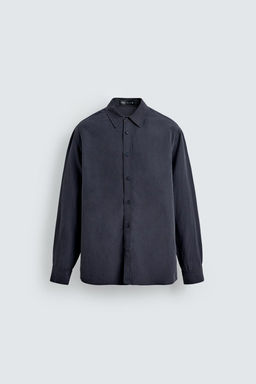 RELAXED FIT FLOWING SHIRT - Zara фото 6