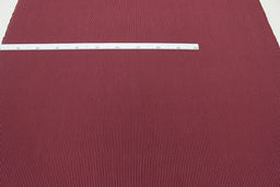 Пестрядь Средняя полоска на бордово-вишневом, ш.1.4м, хлопок-95%, п/э-5%, 140гр/м.кв - Купава фото 3