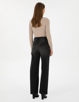 Siyah Loose Fit Jean Pantolon - Pierre cardin фото 4