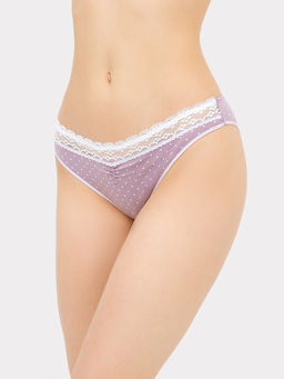 Трусы женские слипы мультипак (3 шт.) в фиолетовом цвете - Mark formelle фото 2