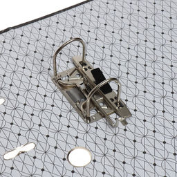 Папка-регистратор 50мм, А4, Calligrata Standart, мрамор, черная  фото 5