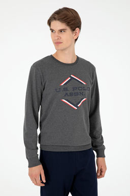 Мужской пижамный комплект антрацитового меланжевого цвета Неожиданная скидка в корзине - U.s. polo assn фото 3