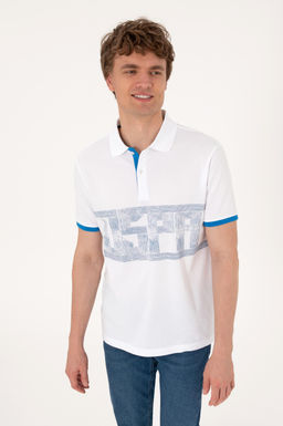 Erkek Regular Fit Polo Yaka Beyaz Ti__rt Sepette S_rpriz _ndirim - U.s. polo assn фото 3