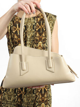 LACCOMA сумка АЛ3003-бежевый натуральная кожа хлопок  фото 7