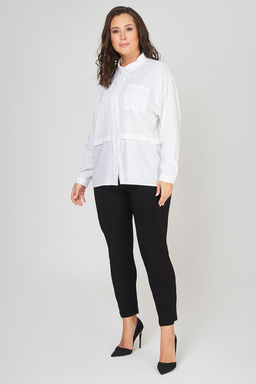 Блуза белая офисная