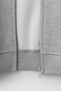 SUDADERA CREMALLERA CAPUCHA / Gris vigor? - Zara фото 4