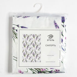 Скатерть «Этель» Lavender 149×250 см, 100% хлопок, саржа 190 г/м²