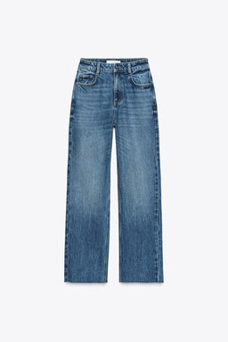 Z.02 STRAIGHT HIGH-WAIST ANKLE JEANS - Zara фото 7