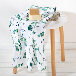 Полотенце вафельное банное Этель «Эвкалипт», 80×150 см, 100% хлопок, 160 г/м²