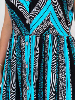 Сарафан женский, цвет черный синий