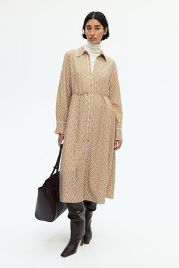 Vestido estampado con cinturon de anudar - H&m фото 2