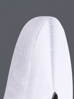 Лента липучка самоклеящаяся TBY 20мм белый F101 уп.25м петля