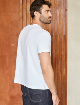 Футболка из премиального хлопка с авторским принтом - Vilatte фото 4