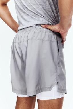 Pantalon corto de doble capa en DryMove - H&m фото 3