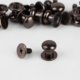 Цена за 2 шт. Кобурный винт d=7.9/8.5×8.5 мм, 10 шт., цвет чёрный никель