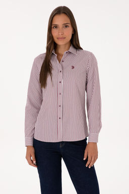 Kad_n Bordo Uzun Kollu G_mlek Sepette S_rpriz _ndirim - U.s. polo assn фото 3