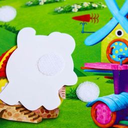 Развивающая игра на липучках, конструктор Веселые липучки. Кто где живет?, Смешарики  фото 4