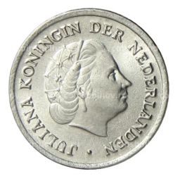 10 центов 1957 года Нидерланды