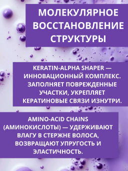 -25% Бессульфатный шампунь Keratin Alpha Sleek (без помпы!), 1500 мл - Loreal professionnel фото 7