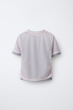 CAMISETA DOBLE BALLET / Rosa - Zara фото 2