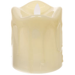 Цена за 4 шт. Сувенир с подсветкой "Свеча - Сияние" 9*10 см (работает от батареек 3 ААА)