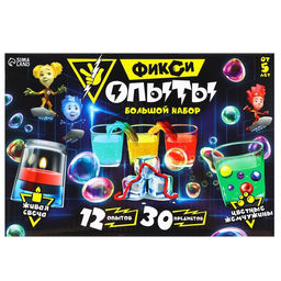 Набор для опытов Фиксики Фикси опыты. Большой набор, 12 опытов, друзья  фото 4